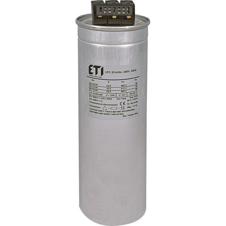 Capacitor, LPC 10 kVAr, 440V, 50Hz